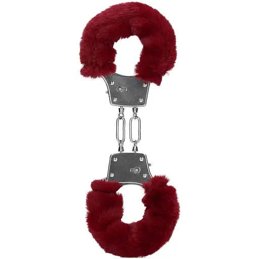 Наручники Ouch! Furry (красный)