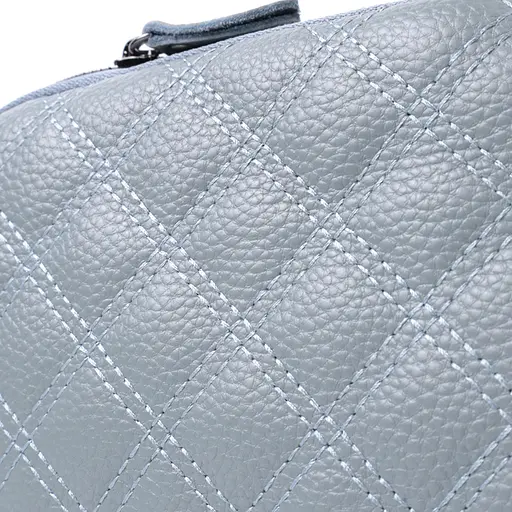 Женская сумка Vintage прошита ромбами на лицевой стороне из натуральной кожи 19.5х12.5х7 см sum0027020 - фото 9