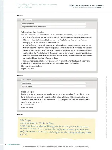 Schritte international Neu 2-6 (A1/2-B1) im Beruf mit Audios online - фото 6