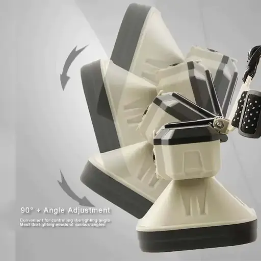 Налобный фонарь 826X-XPE+8COB белый, красный велокрепление USB Type-C 1×18650 Черный - фото 4