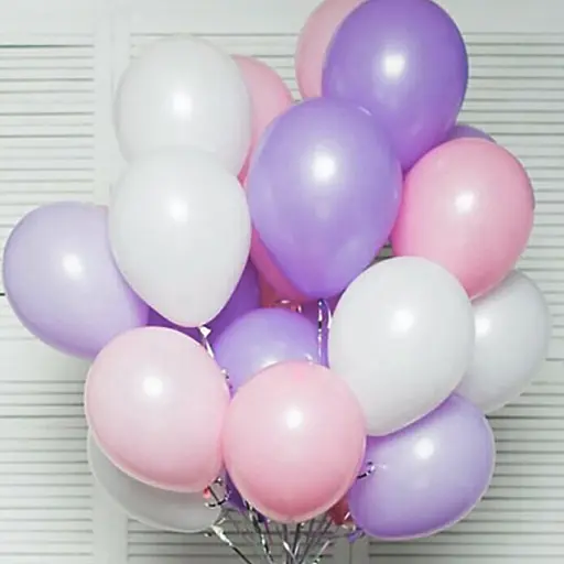 Шарик воздушный латексный 30 см (100) макарун пурпур, IDEA7-DL-015 - фото 2