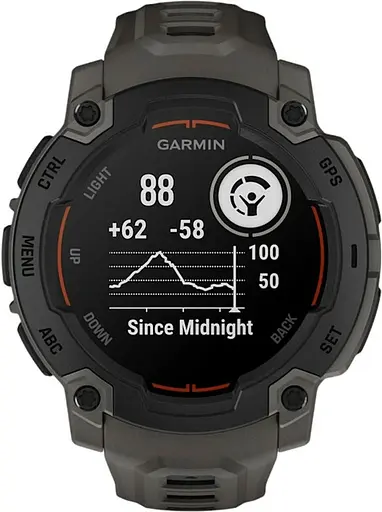 Смарт-годинник Garmin Instinct E 45 mm Black with Charcoal Band (010-02933-00) - фото 9
