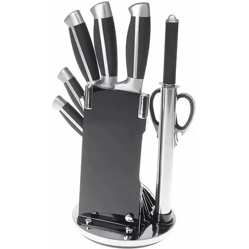 Набор ножей с подставкой 8 предметов Black (NS22SETKN) - фото 3