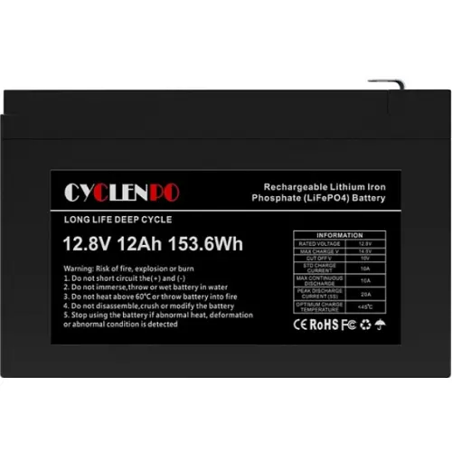 Акумулятор Cyclen 12.8V 12AH LiFePo4 - фото 2