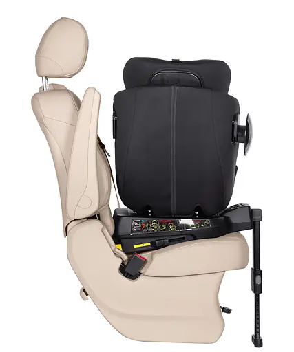 Автокрісло Carrello Genesis+ CRL-12807 Absolute Black з поворотом, опорною стійкою - фото 3