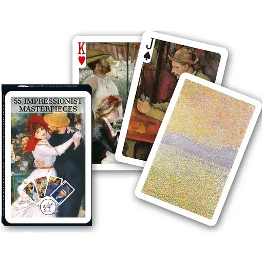 Игральные карты Piatnik Шедевры импрессионистов 55 карт (PT-112218)