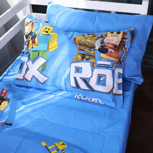 Простирадло MirSon Ranforce Elite Roblox game blue 200x220 см (2200011551906)