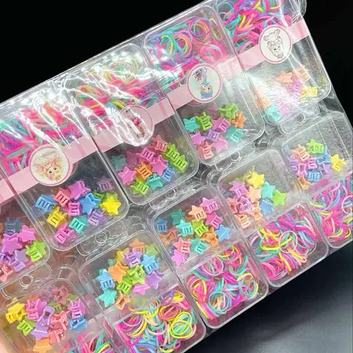 Різнобарвні еластичні гумки та затискачі - фото 2