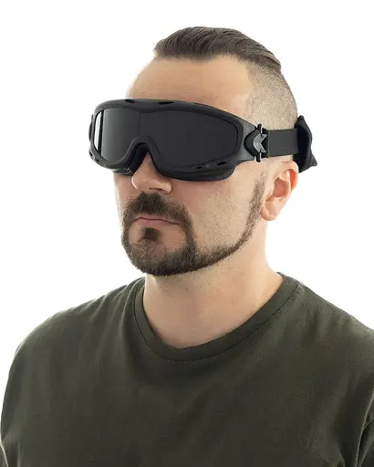 Маска-окуляри балістична Wiley X Spear. 3 лінзи (Grey/Clear/Light Rust) Black - фото 6