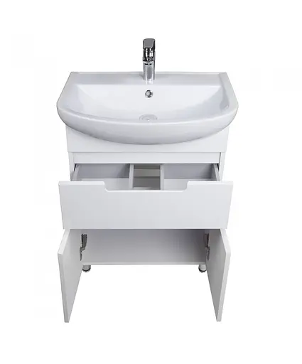 Тумба Мойдодир Тетріс 60 з умивальником Arteco 60 Білий - фото 7