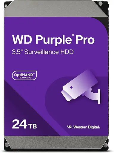 Жорсткий диск Western Digital HDD 3.5 24TB WD Purple Pro 512MB, 7200 RPM, SATA 6 Gb/s (WD241PURP) - фото 2
