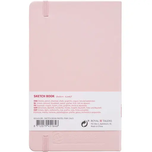 Блокнот для графики Royal Talens Art Creation А5 (13х21см) 140г/м2 80л Pastel Pink - фото 2