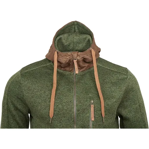 Куртка Orbis Textil Herrenjacke Strick-Fleece 418001-56 3XL Зеленый - фото 4
