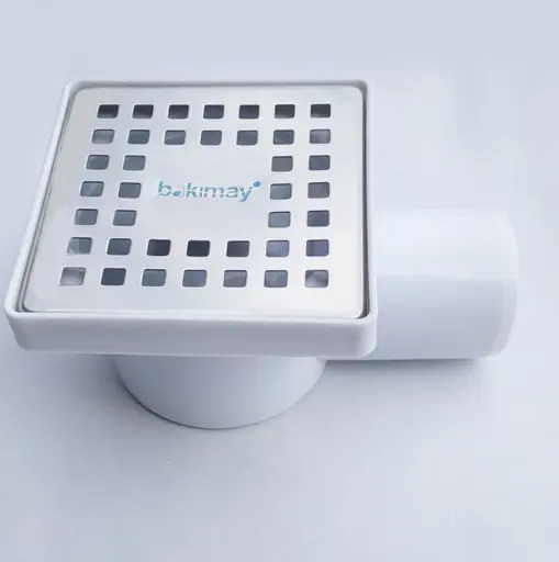 Канализационный трап Bakimay PL5056 боковая нержавеющая сталь 10 х 10 см (240159) - фото 1