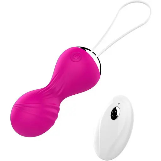 Вагінальні кульки Boss Remote Control Tighten Vibrating Egg 8 см (рожевий)