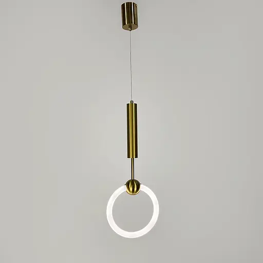 Подвес со светодиодным кругом и латунным корпусом Ст. D 18.1 AB | Line F - фото 5