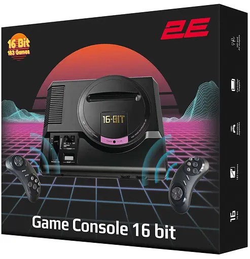 Ігрова консоль 2Е 16bit HDMI (2 бездротових геймпада, 183 ігор) - фото 10