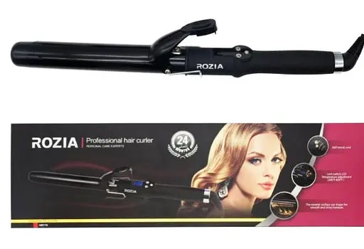 Плойка для локонов Rozia HR-772 для завивки волос щипцы 32 мм Черный 65 Вт - фото 6
