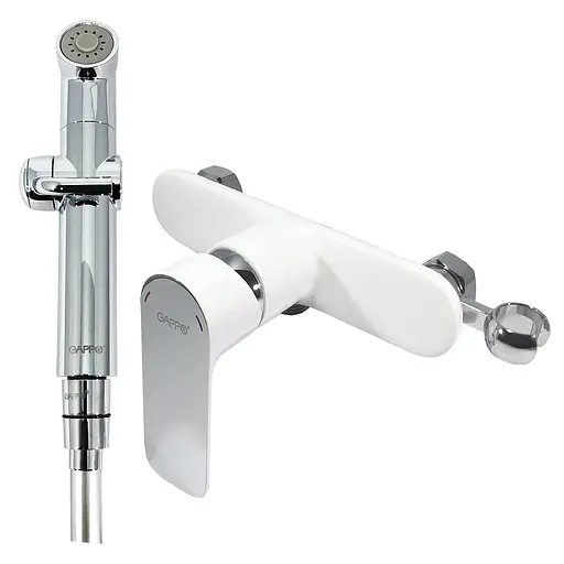 Смеситель для душа гигиенический с лейкой Gappo Noar 1/8, G2048-8 Белый - фото 1