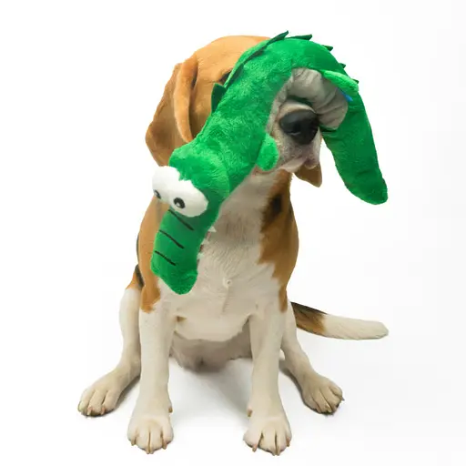 Игрушка для Собак Barksi Аллигатор с хрустящим туловищем и пищалкой   - фото 4