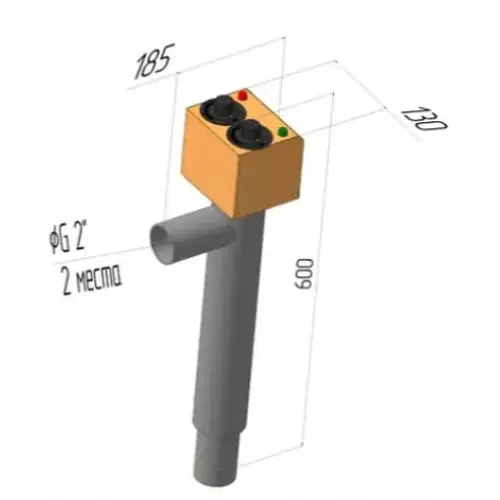 Электрический котел Neon COMPAKT 2 кВт 220В капиллярний термостат (c12334) - фото 4