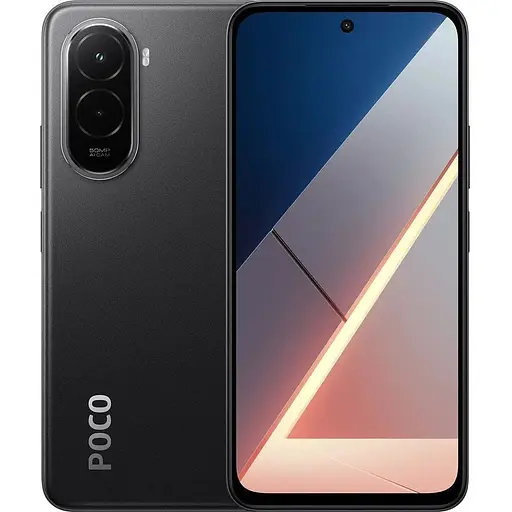 Смартфон Poco M7 6/128GB Black Global EU [150985]