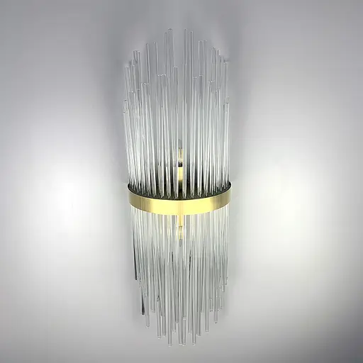 Настінний світильник Sirius в золотому корпусі Line F WJ 881/2 L AB - фото 2