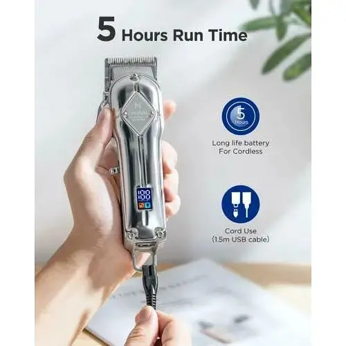 Бездротова машинка для стриження та тример Limural K11S - фото 4