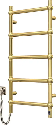 Электрический полотенцесушитель Navin Retro 500x1000 Sensor левое, золото 12-228153-3680, Золотой, Левое, Электронный - фото 3