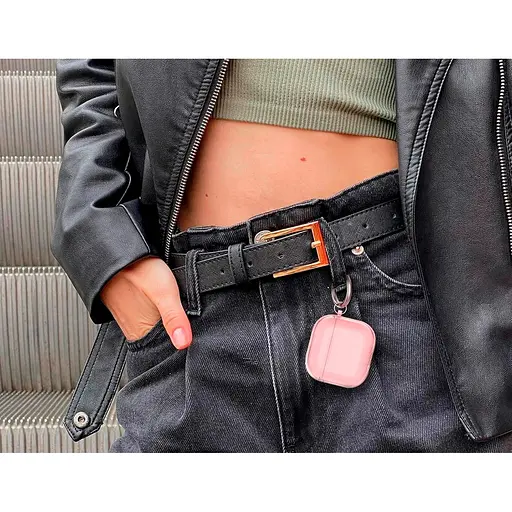 Чехол AhaStyle Silicone Case для Apple AirPods 4 Transparent Pink (CP-WG164-CPK) [133824] - фото 6