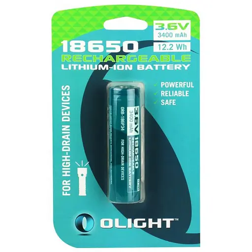 Аккумуляторная батарея Olight 18650 3.6V 3400 mAh - фото 2