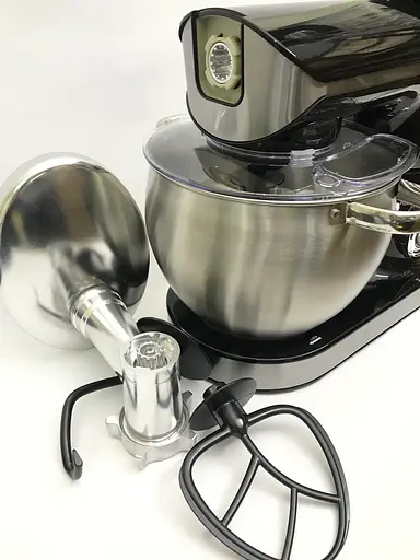 Кухонный комбайн тестомес блендер 3 в 1 Royalty Line RL-PKM-2200 Black - фото 8