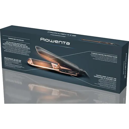 Випрямляч Rowenta Thermocare Ultimate Experience чорно-золотий (SF8120F0) - фото 11