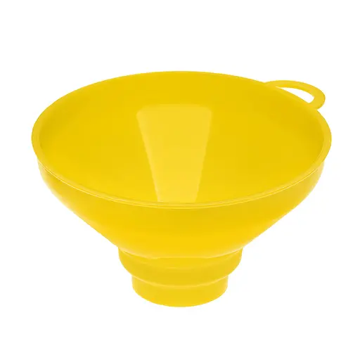 Воронка (лейка) Ø 15,5 см пластиковая с широким горлом на банку, Kitchette Желтый 84035 - фото 7