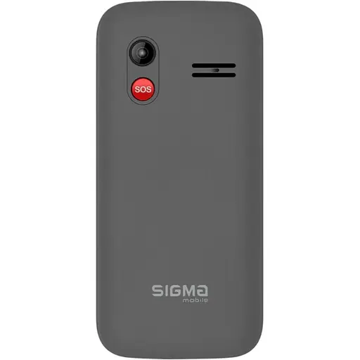 Мобільний телефон (бабушкофон) Sigma mobile Comfort 50 HIT Grey - фото 2