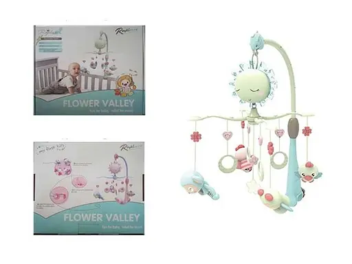 Карусель музыкальная 822-207-2, погремушки, мелодии, звуки природы, в коробке (6946616088428) - фото 2