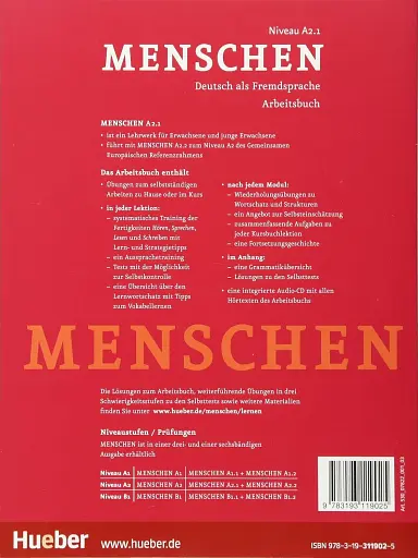 Menschen A2,1. Arbeitsbuch mit Audio-CD - фото 2