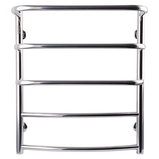 Водяна рушникосушка Unio LКD W 600-500-5 Драбинка Каскад Дуга, Хром - фото 1