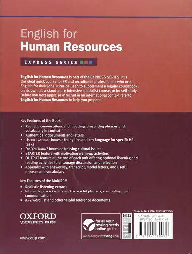 English for the Human Resources Industry: Student's Book Pack - фото 2