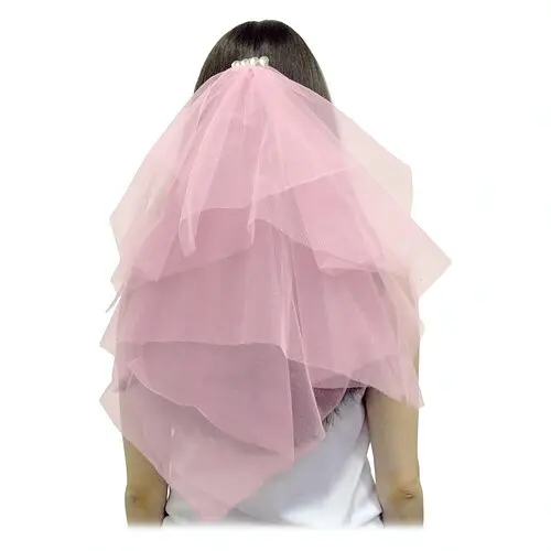 Фата на заколке со стразами - фото 1