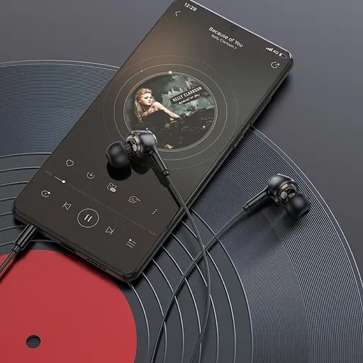 Навушники BOROFONE BM83 Craft universal earphones with mic Black - фото 5