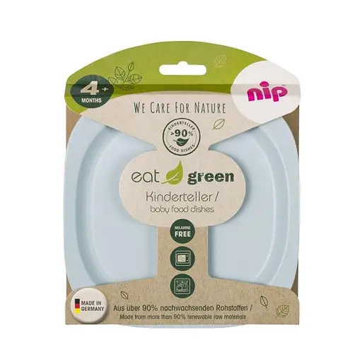 Уценка. Мисочка для кормления Nip Зеленая серия, голубой с синим (37068) - фото 1