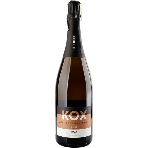 Вино ігристе L&R Kox Cremant de Luxembourg Cuvee Riesling Brut біле брют 0.75 л