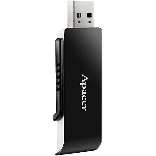 USB флеш-накопичувач Apacer USB AH350 128GB USB 3.2 Black (AP128GAH350B-1) [136940] - фото 4