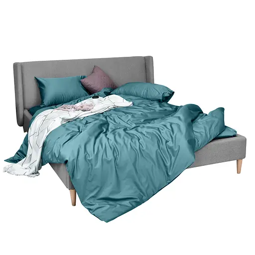 Комплект постільної білизни Ideia Сатин євро 200х220 см (8-36083_м’ята)