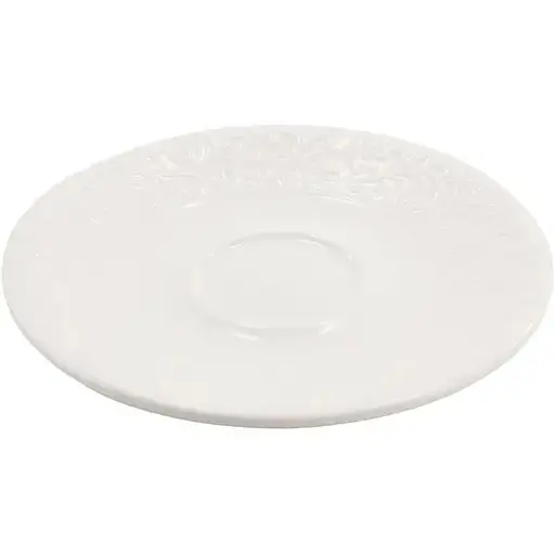 Блюдце Tudor Корона порцелянове 16 см до чашки (TU3558)