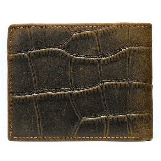 Мужской кожаный кошелек Vintage 11х9.5х2 см acs0016092 - фото 4