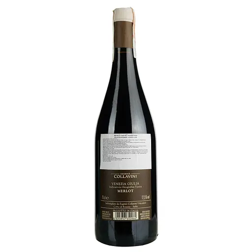 Вино Collavini Merlot di Casa IGT Venezia Giulia, червоне, сухе, 0,75 л - фото 4