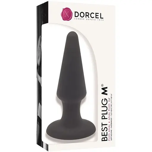 Анальна пробка Dorcel Best Plug M м'який soft-touch силікон діаметр 4.1 см - фото 2
