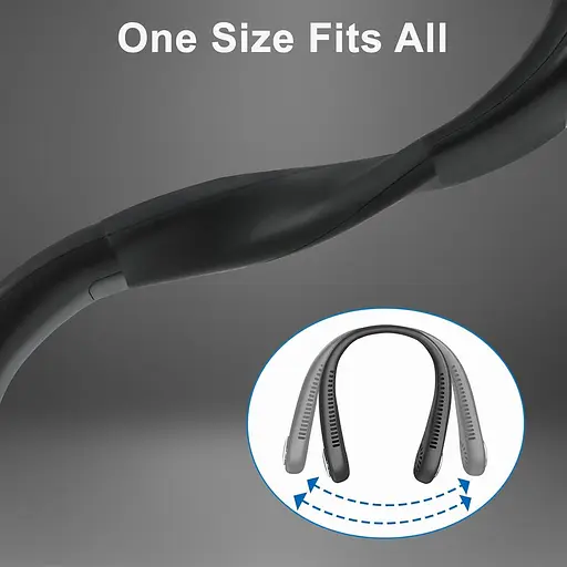 Персональный шейный вентилятор Dreamy Cubby Neck Fan 3 уровня USB - фото 2